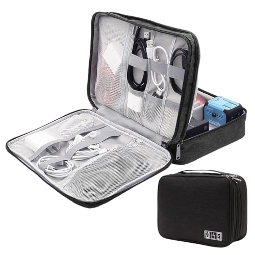 Verilux Electronics Organizer Travel Case, Water Resistant Cable Organizer Bag for Travel Essential Verilux Electronics Organizer Travel Case, Water Resistant Cable Organizer Bag for Travel Essential
